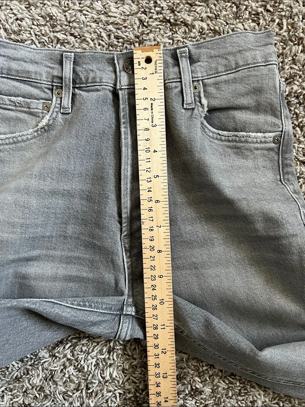 Like New! AGOLDIE Nico High Rise Slim Jeans Button Fly Organic Cotton Blend 24